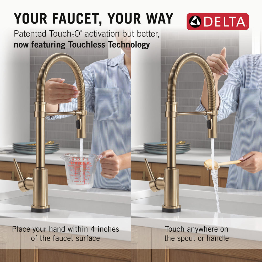 Open Box - Delta 9659TL-CZ-DST - Kitchen Faucet