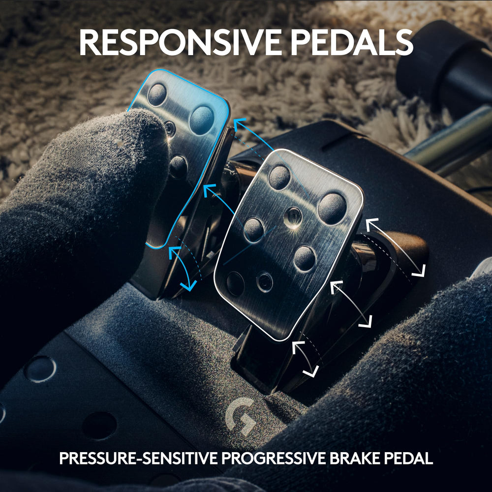 Refurbished - G923 Racing Wheel and Pedals for PS5 PS4 and PC-USB-PLUGA-N 941-000147