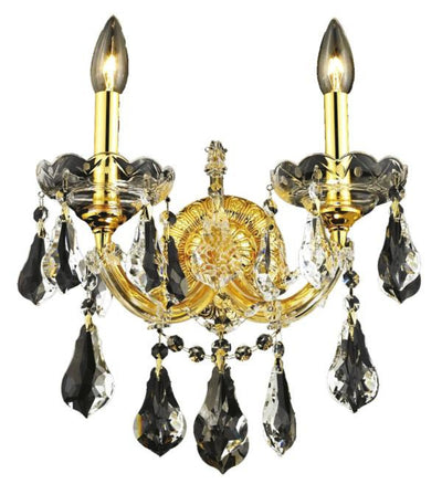Open Box - Elegant Lighting 2801W2G/RC - Wall Sconces Indoor Lighting