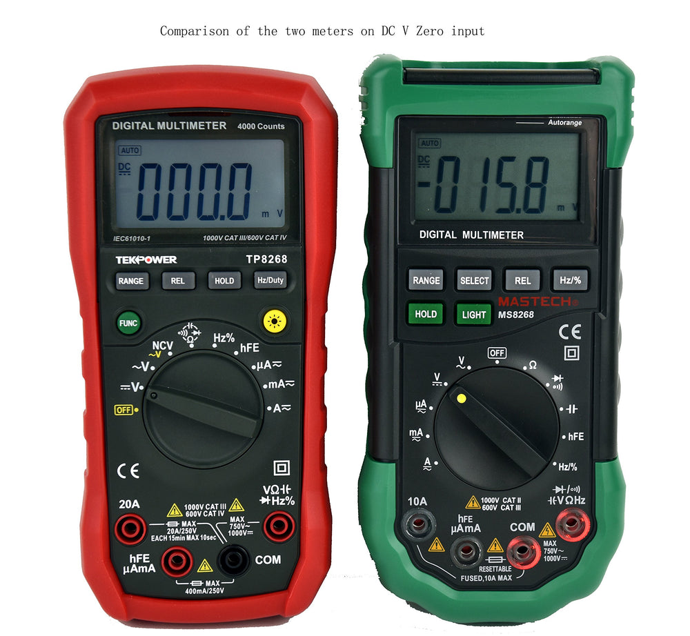 New - Tekpower TP8268 AC DC Auto/Manual Range Digital Multimeter