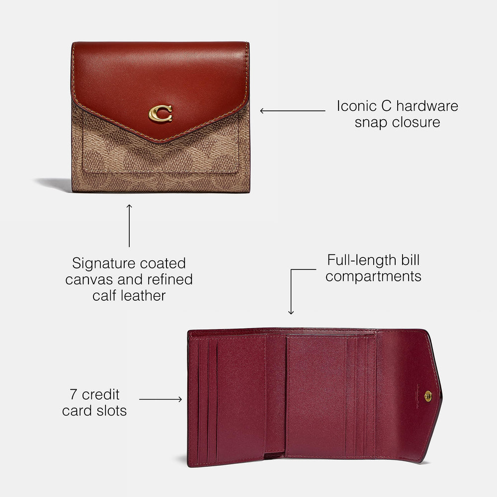 New - Coach C2329b4nq4 Women's Bronze Wallet