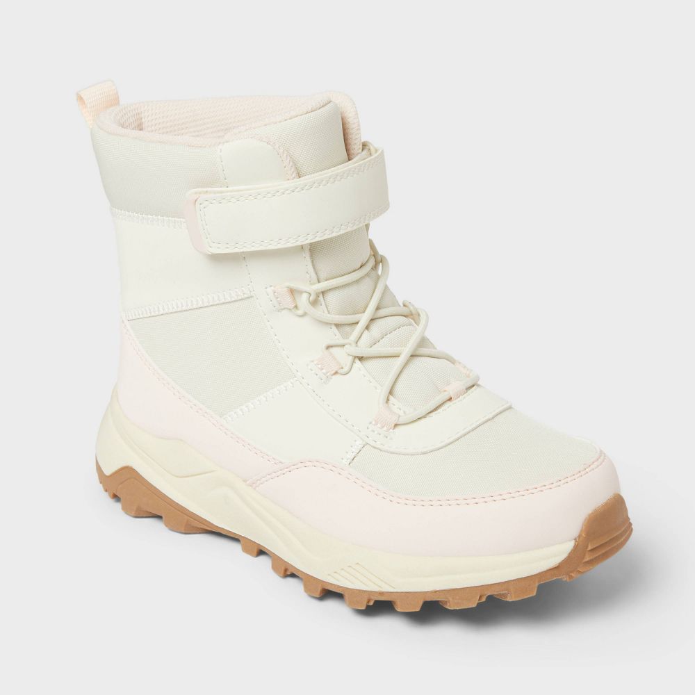 Open Box - Kids' Noah Hiker Winter Boots - Cat & Jack™ Cream 4