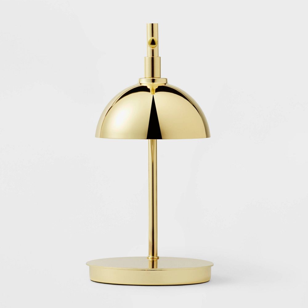New - Round Shade Candle Lamp Warmer Gold - Threshold™