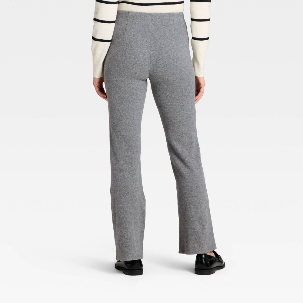New - Women's Brushed Pull-On Pants - A New Day™ Gray L