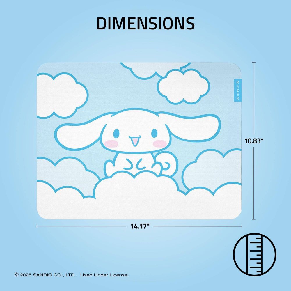 New - Razer Gigantus V2 Soft Gaming Mouse Mat - Medium - Cinnamoroll Edition