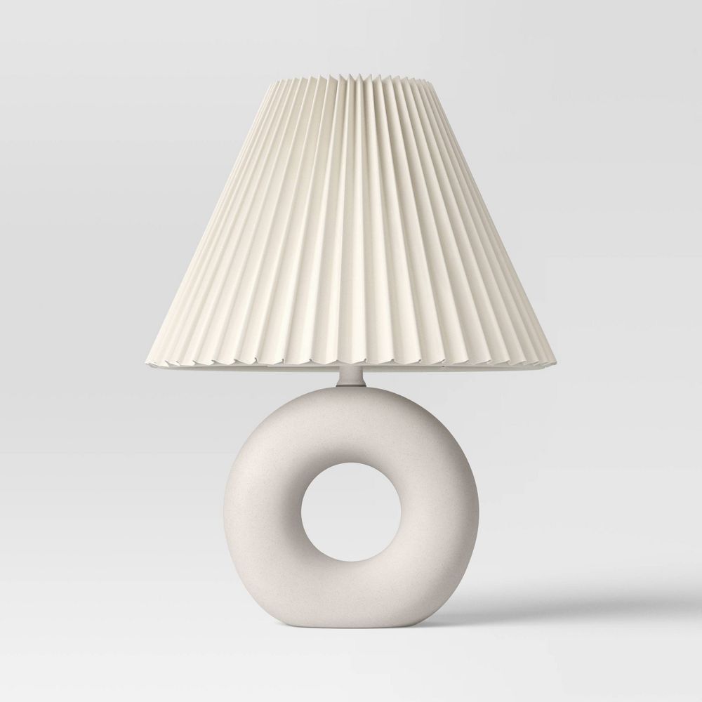 New - Ceramic Table Lamp White - Room Essentials™