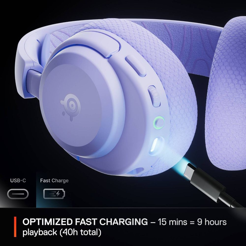New - SteelSeries Arctis Nova 3XW Headset - Lavender