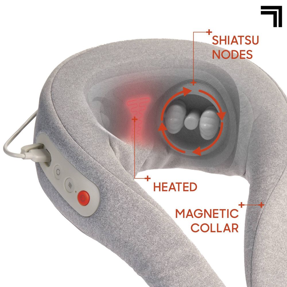 New - Sharper Image Realtouch Shiatsu Neck Body Massager