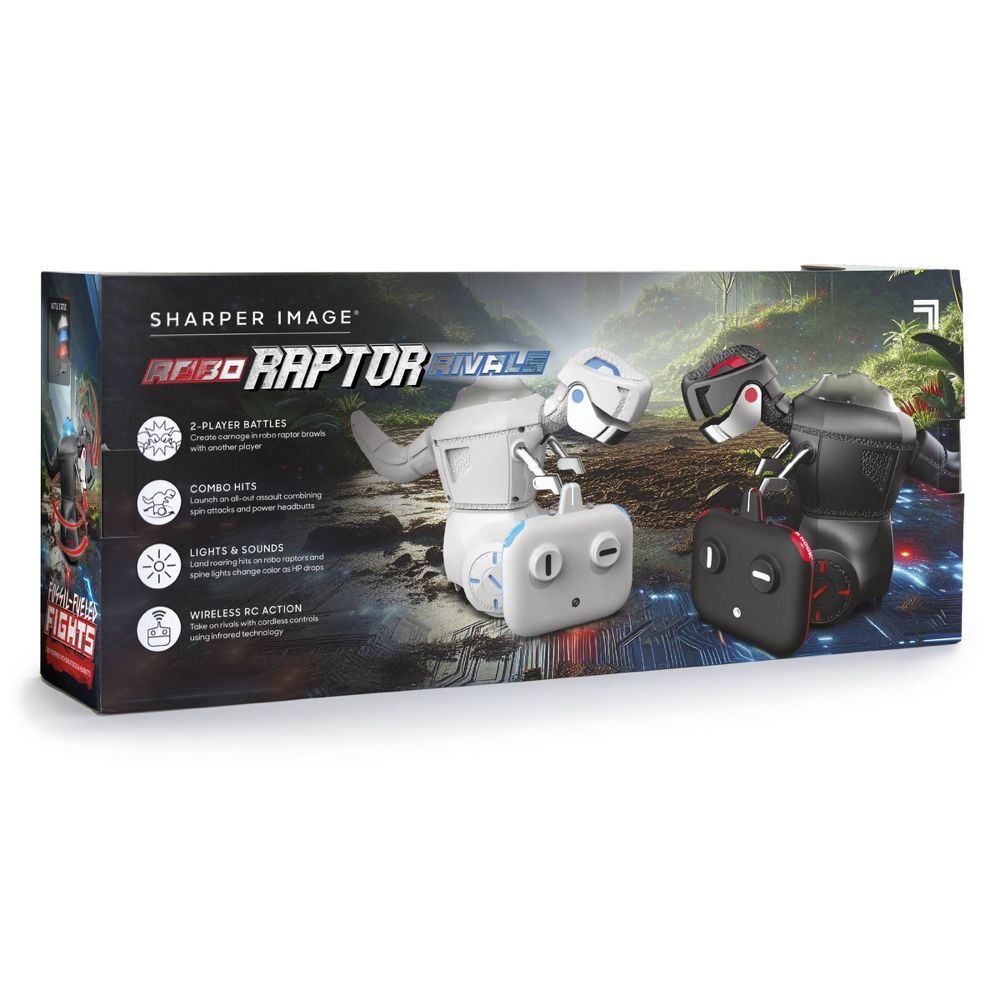 New - Sharper Image 2 Can Play Dino Bots Remote Control Vehicle - 4pk