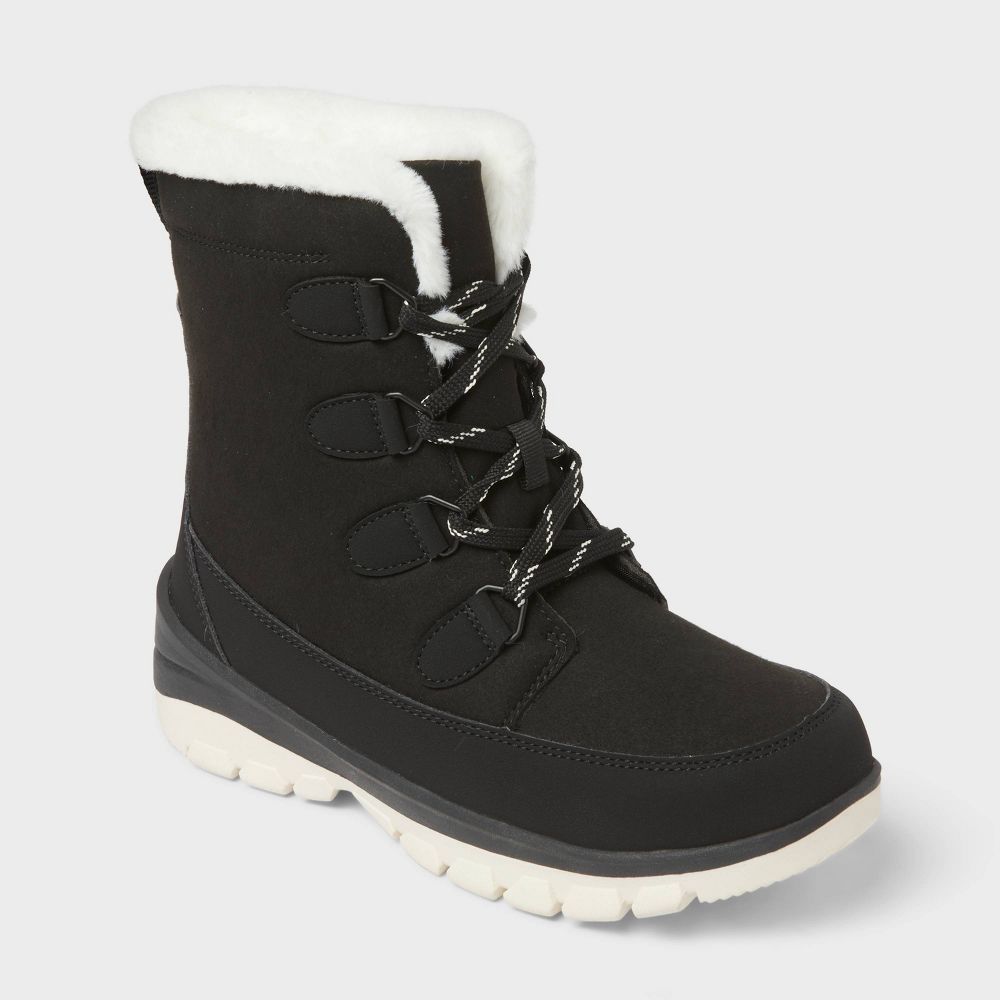 New - Women’s Corie Boots with Memory Foam Insole - Universal Thread™ Jet Black 5