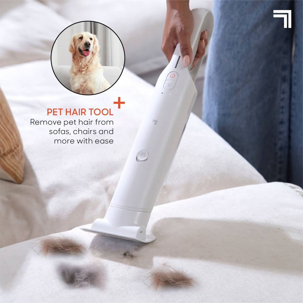 New - Sharper Image Swap Clean Lightweight Cordless Handheld & Stick Vacuum Gray