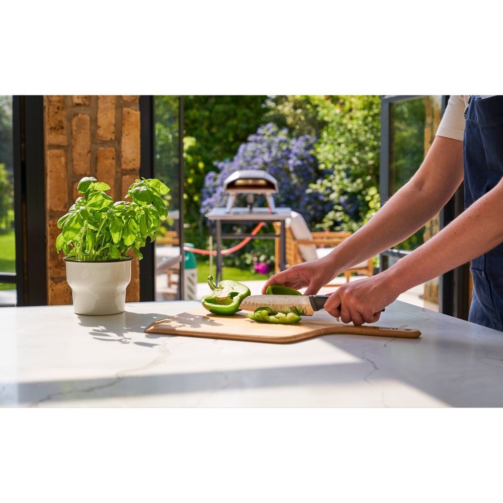 New - Ooni 12" Pizza Peel and Serving Board Bamboo Light Brown