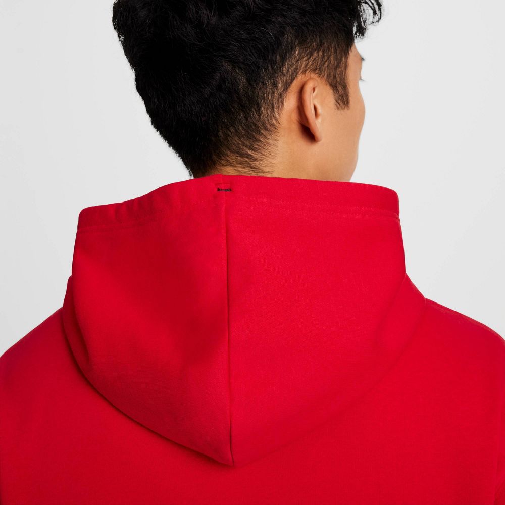 New - Champion Men's Plaid Hooded Sweatshirt - Red M