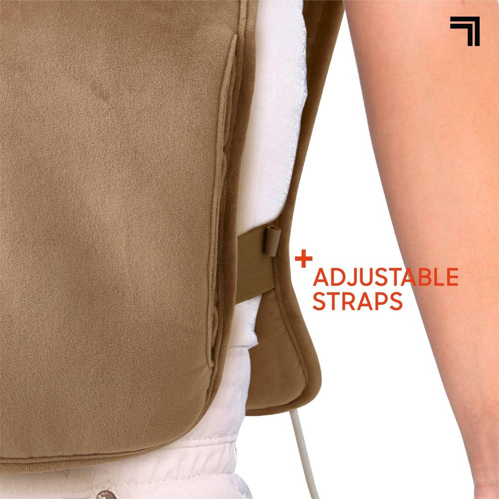 New - Sharper Image Pain Relief Weighted Comfort Heated Vest Luxe