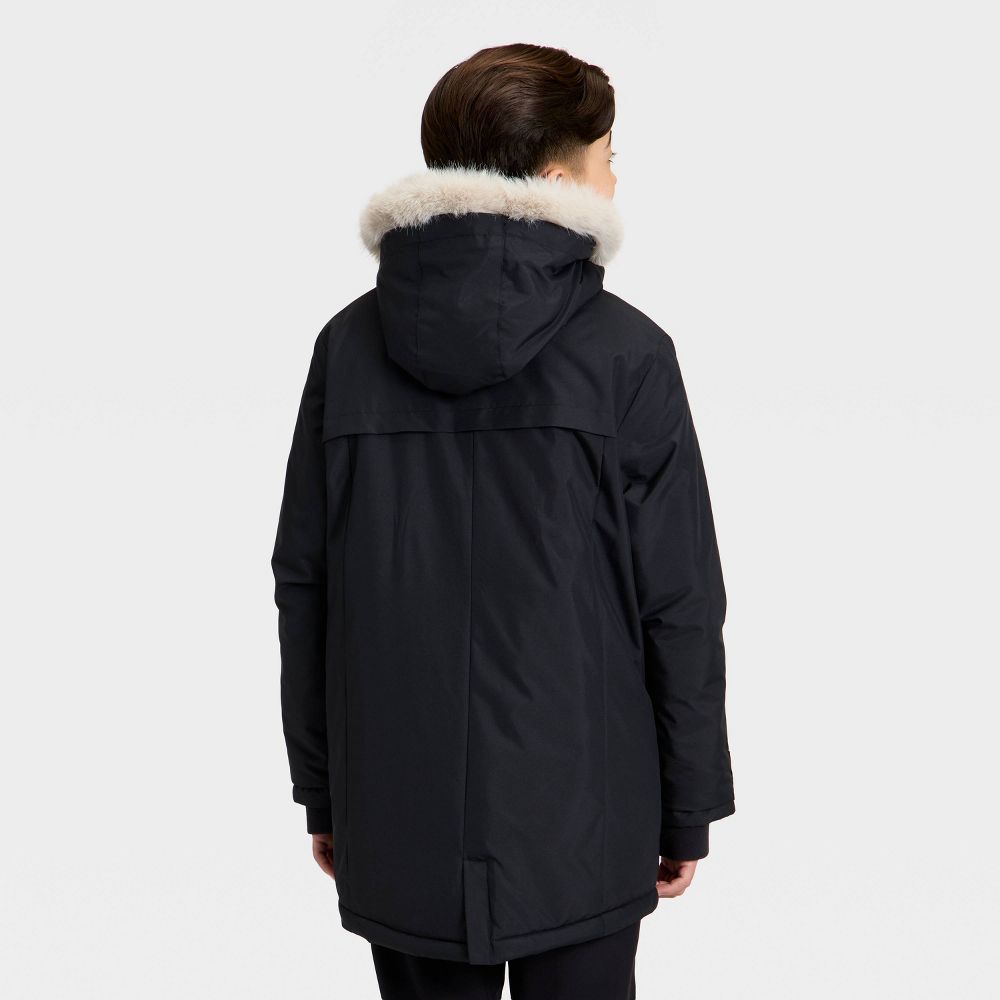 Open Box - Kids' Hooded Parka Jacket - All In Motion™ Black S