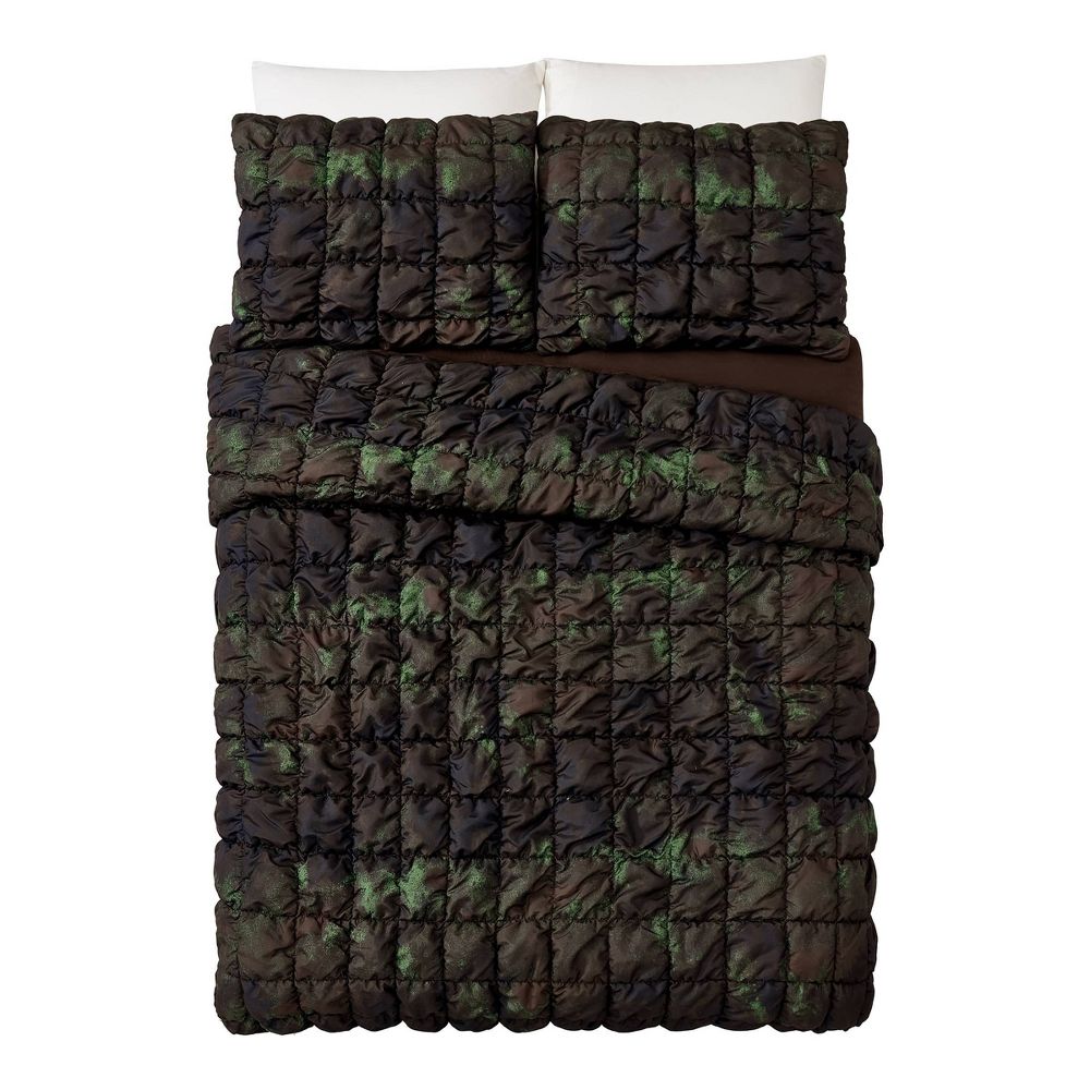 New - Seek Full/Queen Puffer Square Comforter