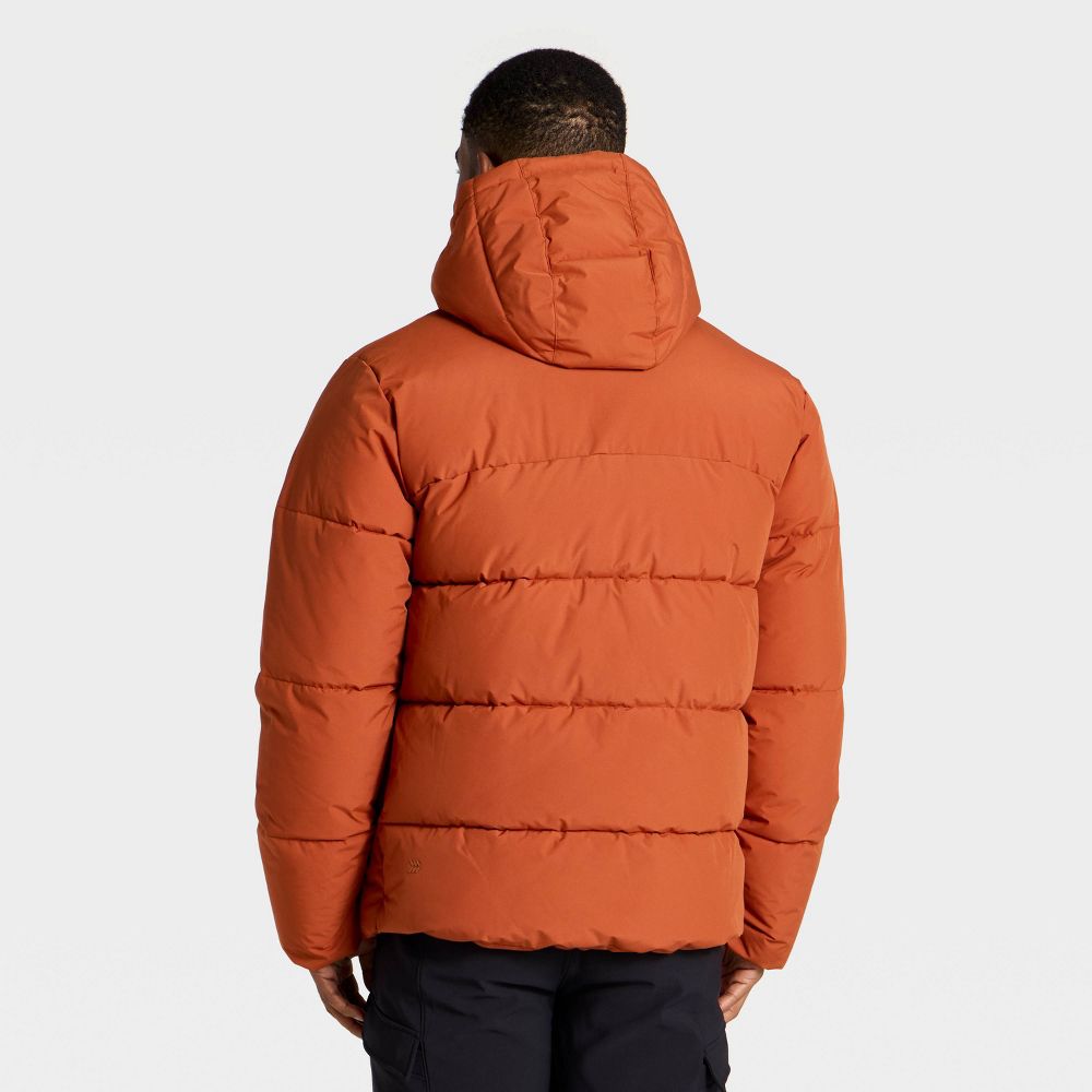 New - Men's Heavy Puffer Jacket - All In Motion™ Rust XL