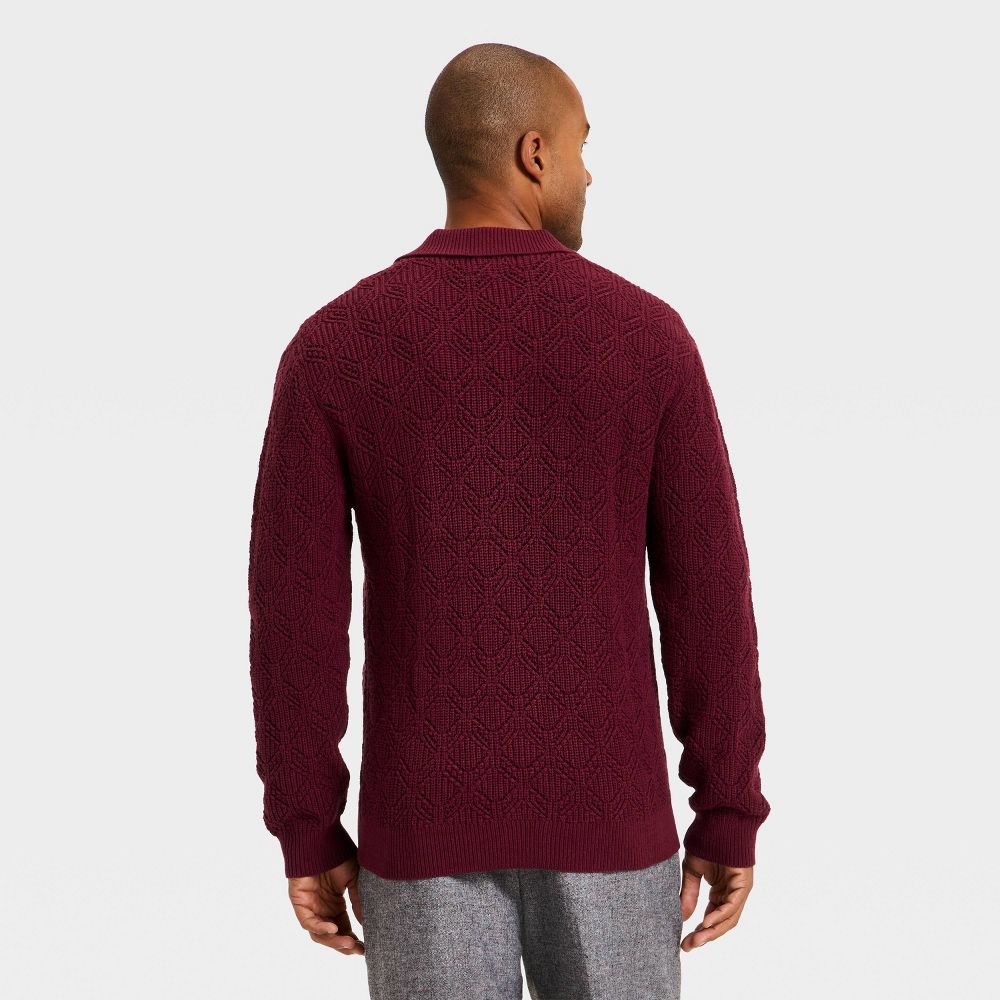 New - Men's Long Sleeve Cardigan Sweater - Goodfellow & Co™ Red S