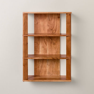 New - 14" Wide 4 Shelf Mid-Century Wall Bookshelf - Hearth & Hand™ with Magnolia