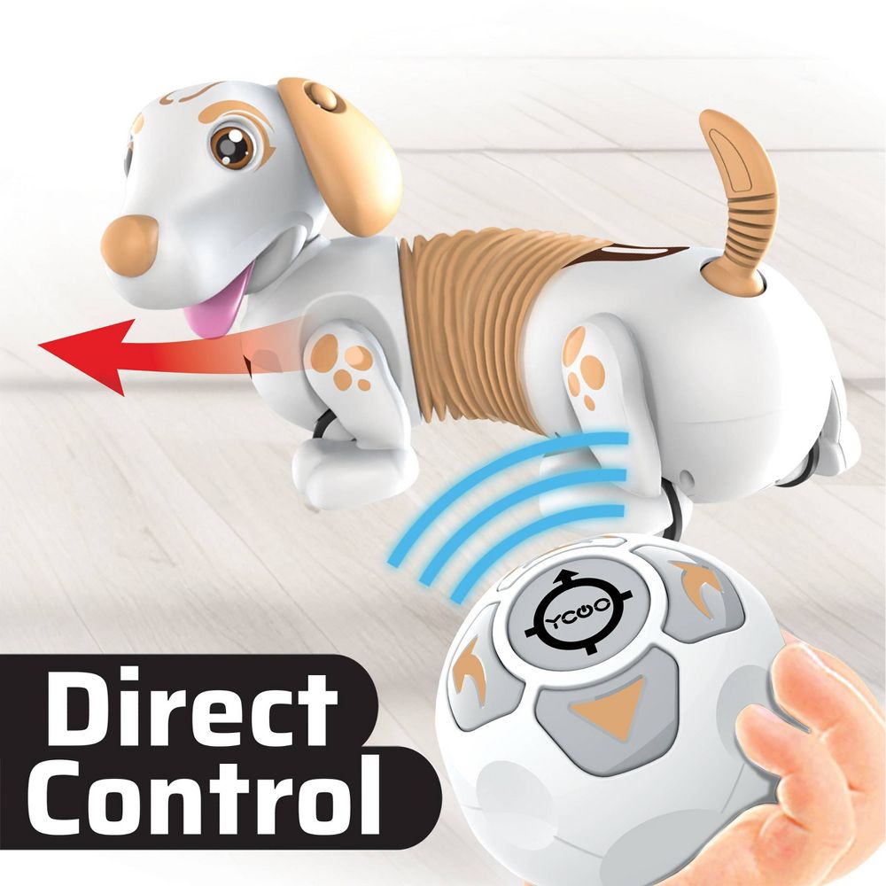 Open Box - ROBO DASH D Interactive Robotic Puppy with Gesture Control, Ball Remote, Barking and Walking Tricks