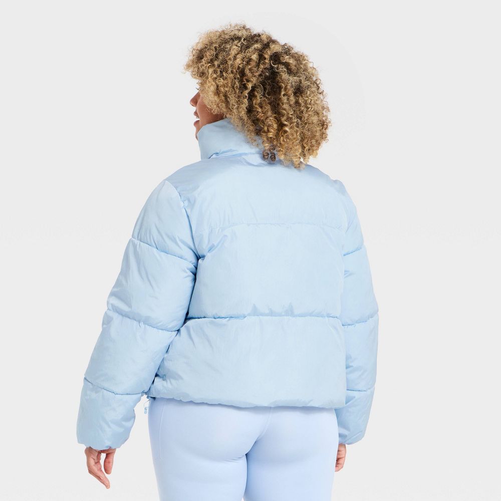 New - Women's Puffer Jacket - All In Motion™ Light Blue M