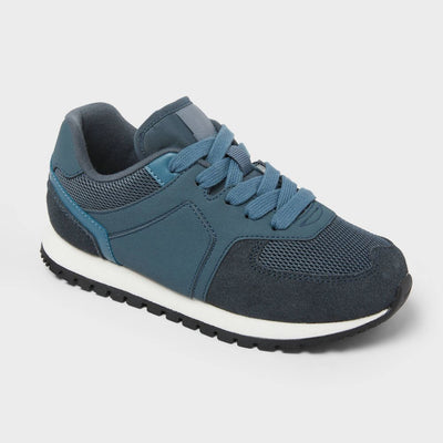 New - Kids' Alexander Retro Sneakers - Cat & Jack™ Navy Blue 4