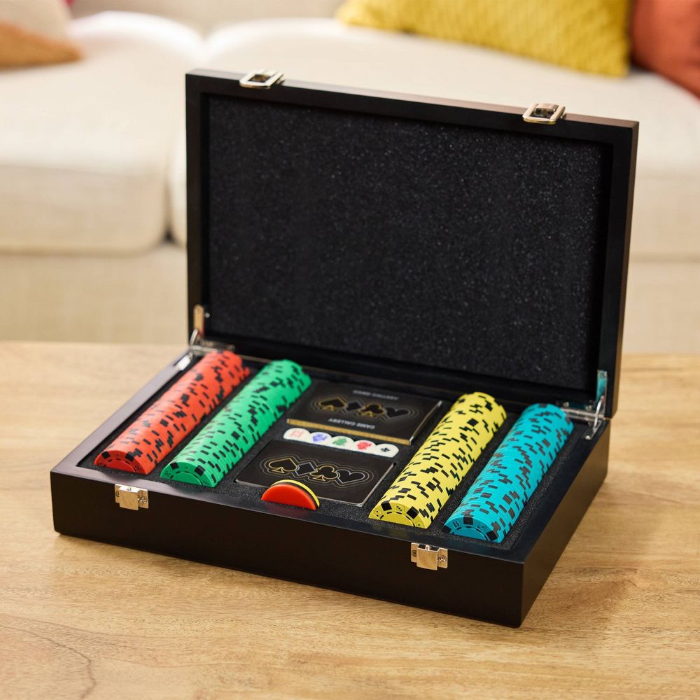 New - Spin Master Games Game Gallery Deluxe 200-Piece Poker Set