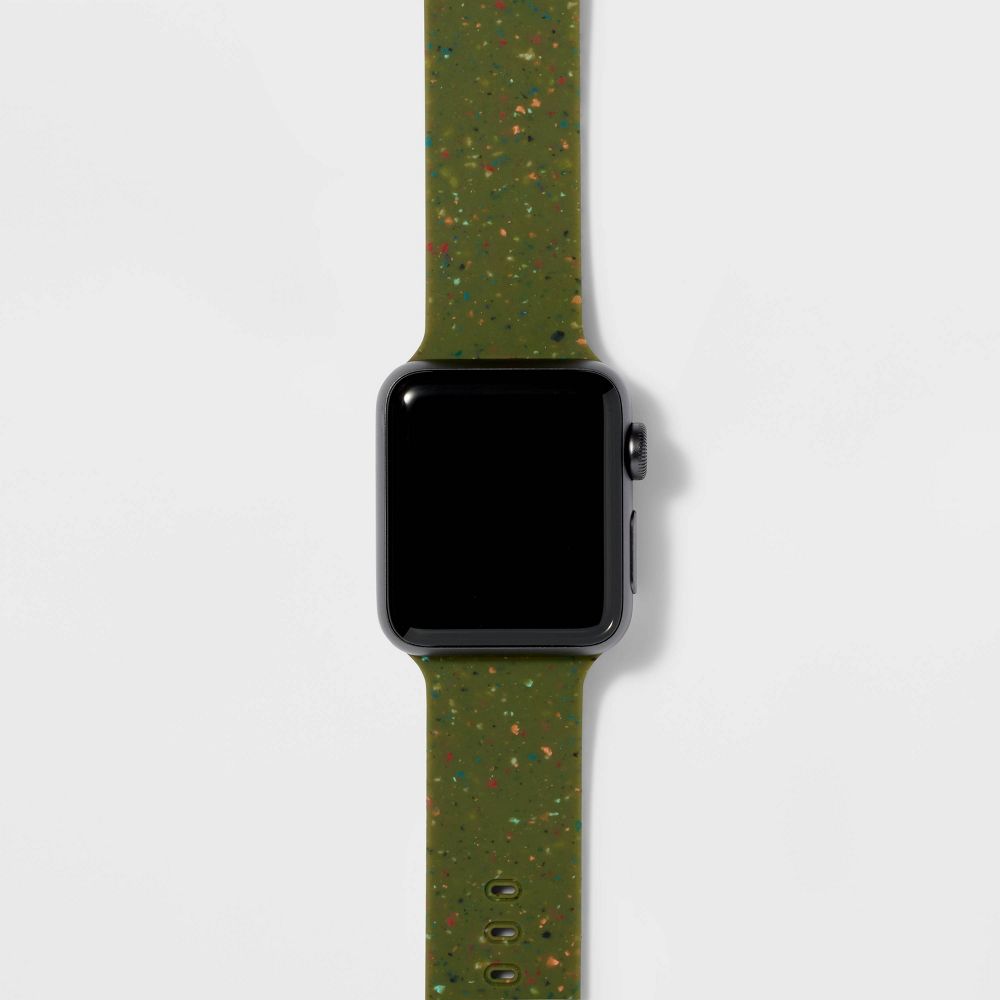 New - Apple Watch Silicone Band 38/40/41mm - heyday™ Olive Speckle