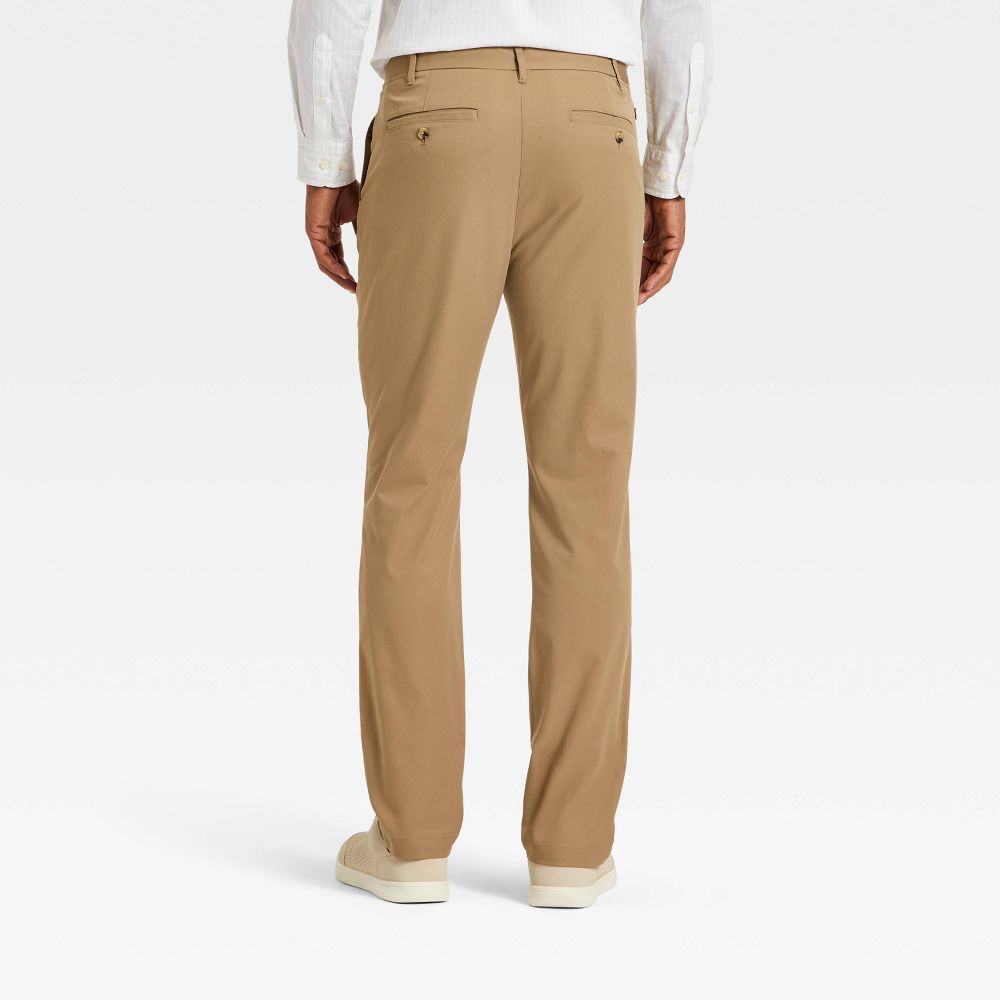 New - Men's Slim Straight Fit Trousers - Goodfellow & Co™ Tan 30x32