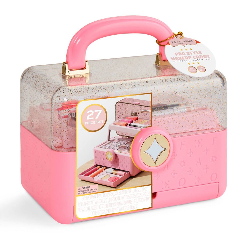 New - FAO Schwarz Girls' Makeup Organizer Portable