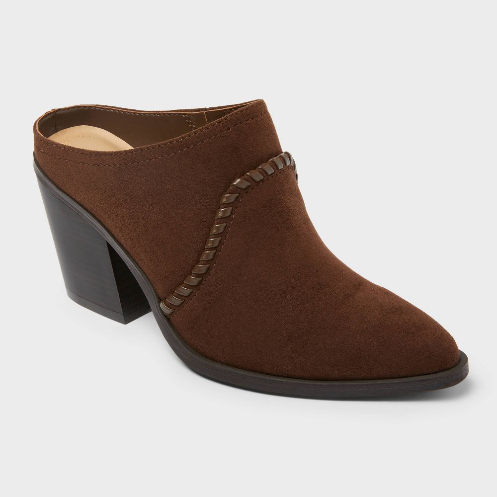New - Women’s April Heels with Memory Foam Insole – Universal Thread™ Brown 12