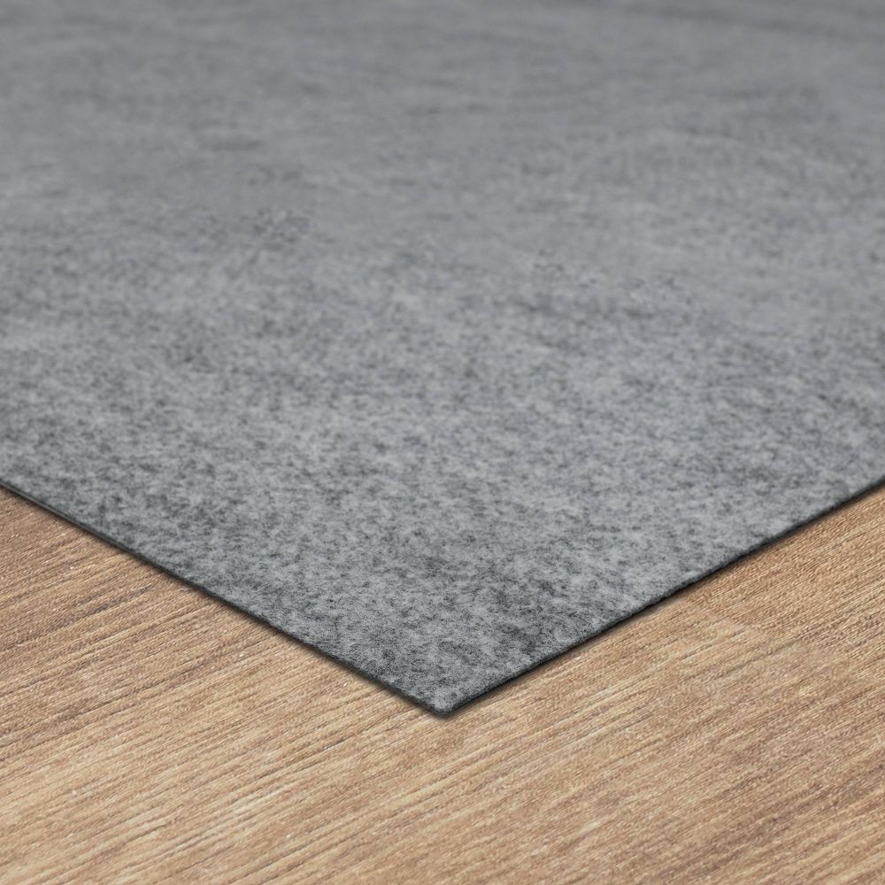 New - Karastan 5'x8' All Purpose Rug Pad Gray: Skid-Resistant Rectangle Carpet Pad, Latex Backing, 96"x60"
