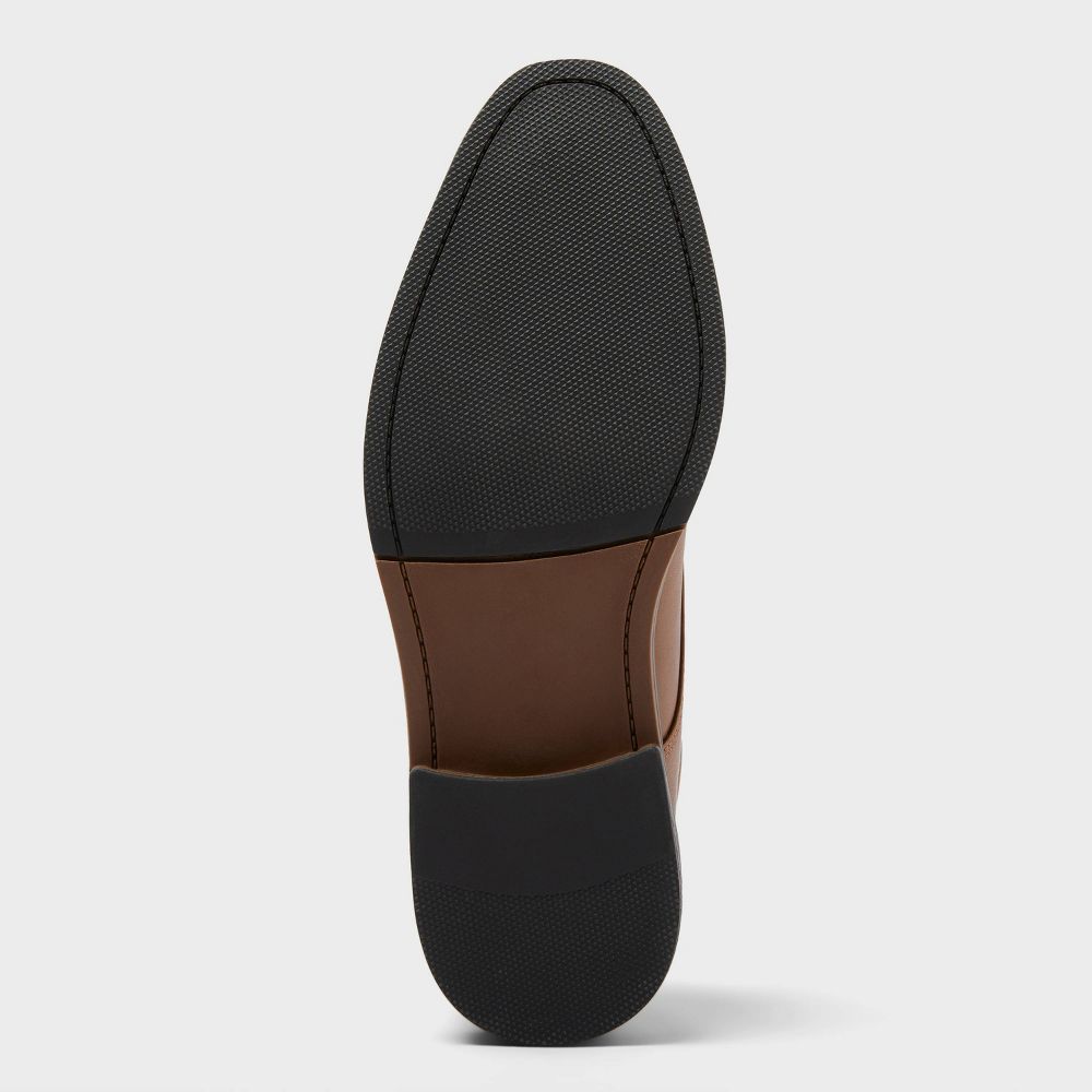 New - Men's Leo Dress Shoes - Goodfellow & Co™ Black Wide Width 9.5