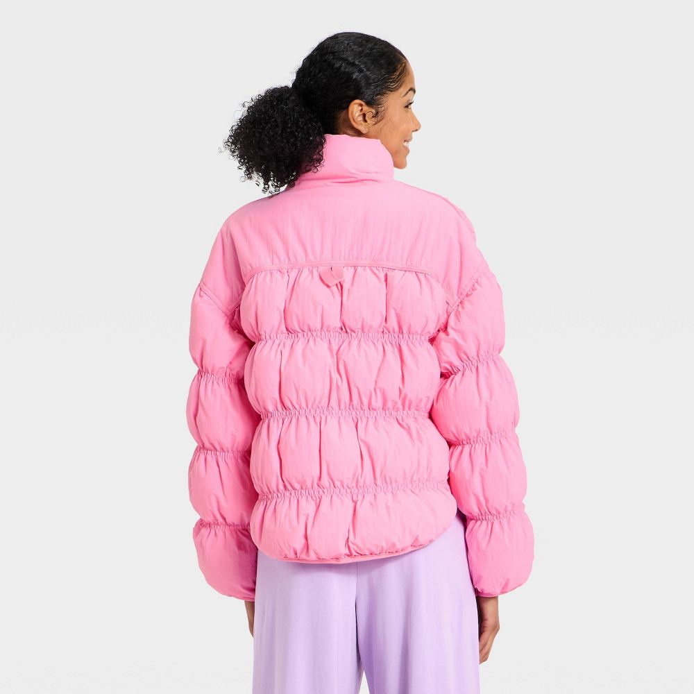 New - Women's Puffer Jacket - JoyLab™ Light Pink L