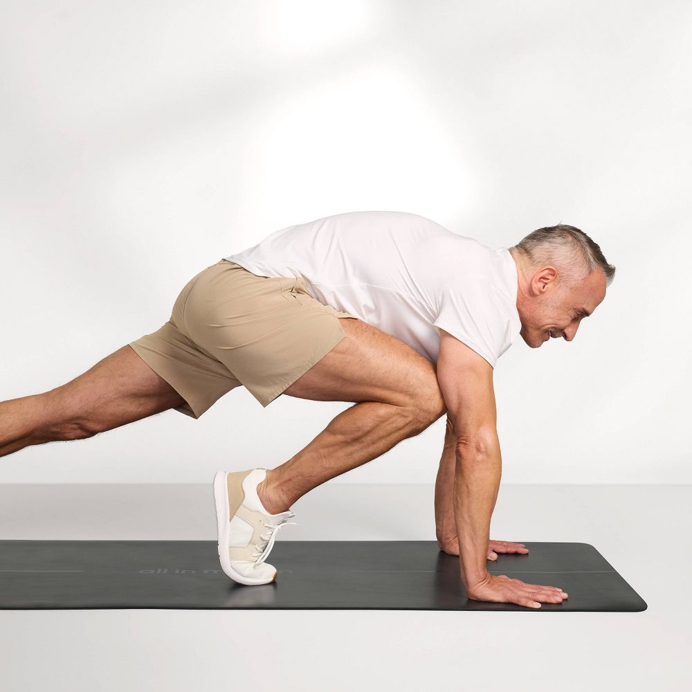 New - Yoga Mat Rubber Gray (5mm) - All In Motion™