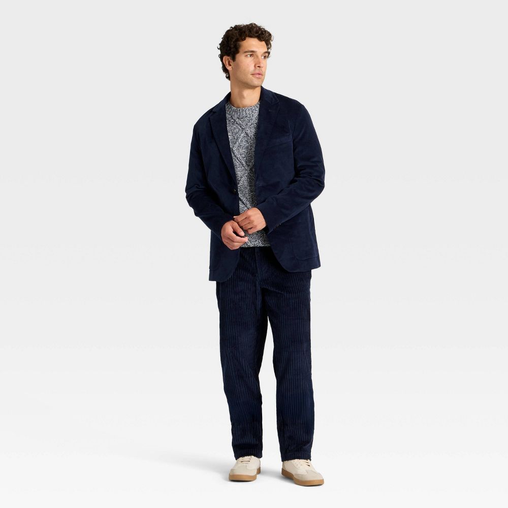 New - Houston White Men's Velvet Blazer - Blue XXL