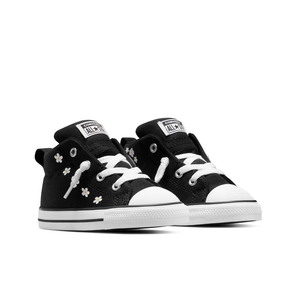 New - Converse Toddler Street Mid Top Sneakers - Black 6T