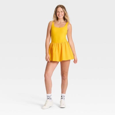 New - Women's Game Day Active Dress - JoyLab™ Yellow XS