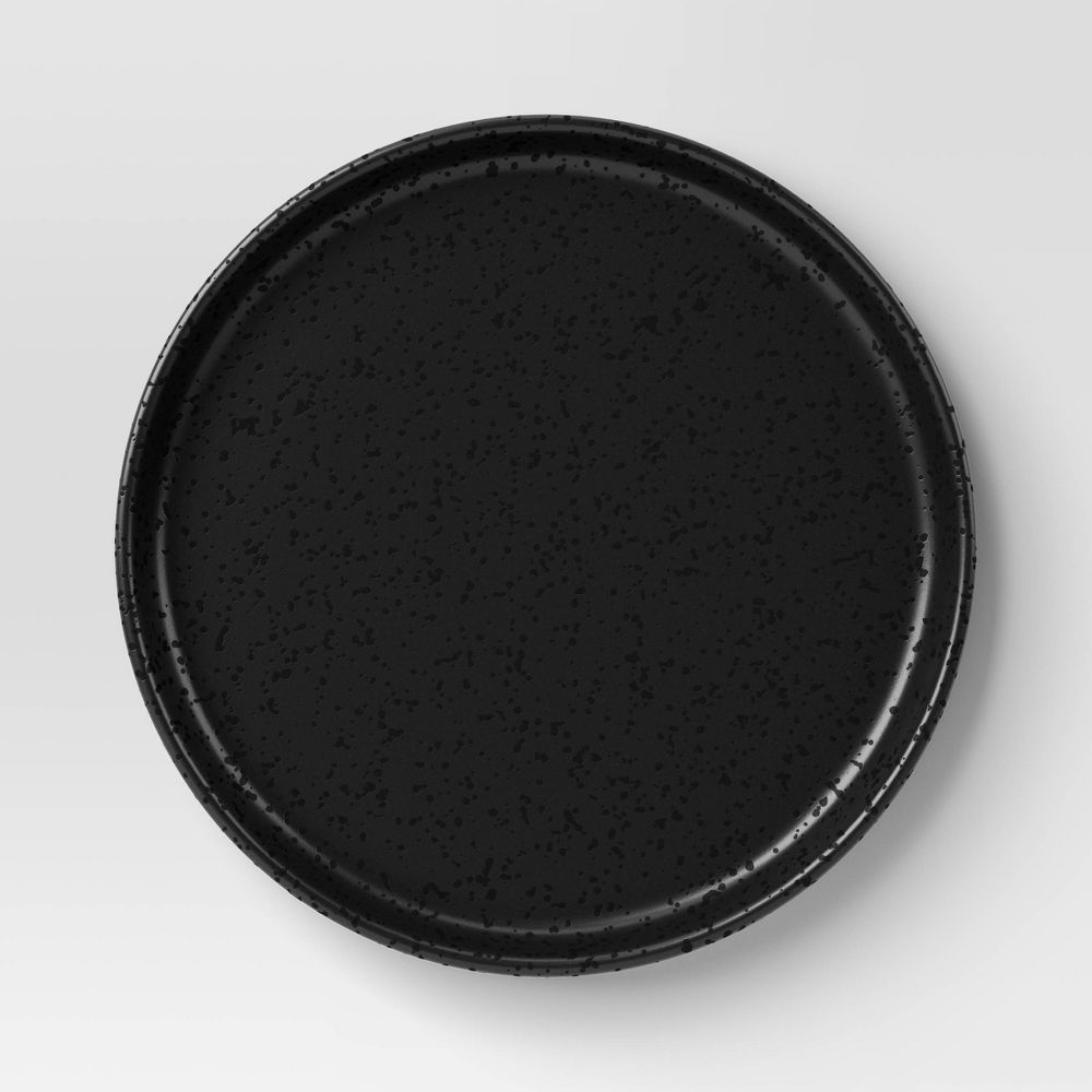 New - 12pc Stoneware Stella Dinnerware Set Black - Threshold™