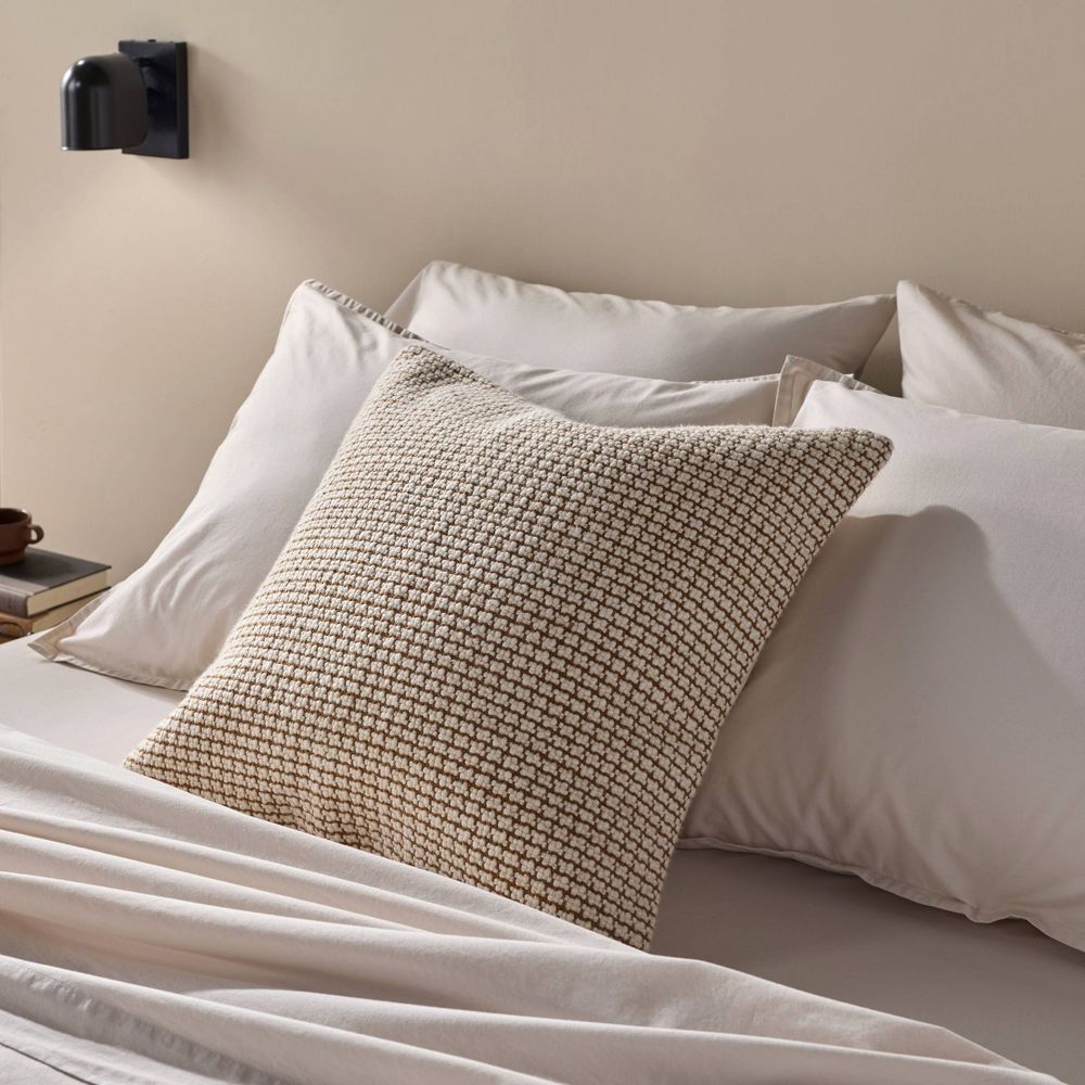 New - Chunky Cotton Decorative Pillow Pecan - Parachute for Target