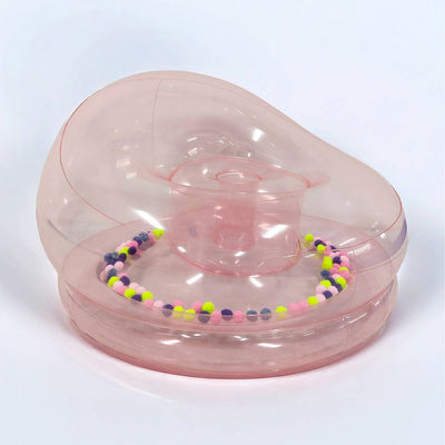 New - Prism Pom Pom Pink Multi Blow Up Chair