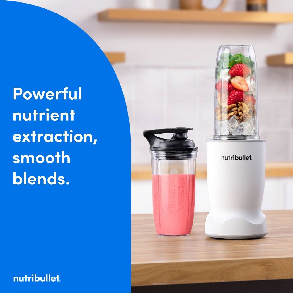 New - NutriBullet Turbo 1000 Series Blender Matte White