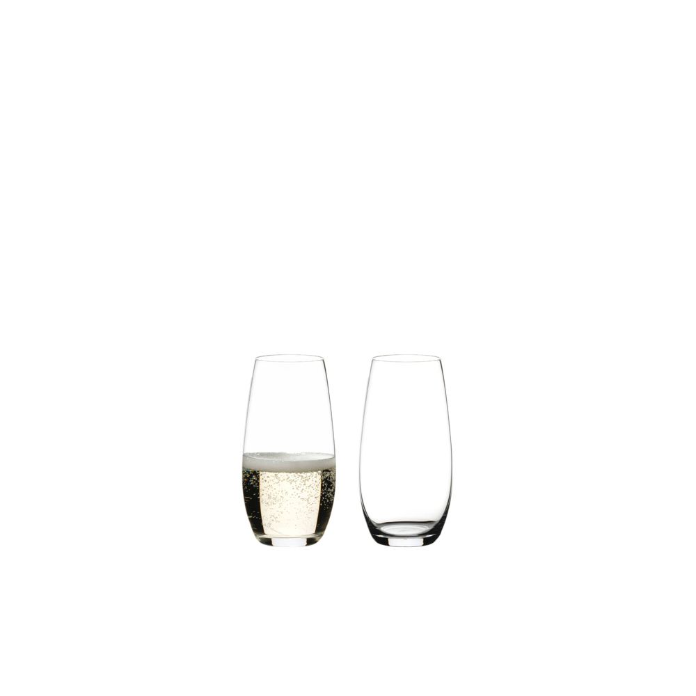New - Riedel (Set of 2) 9.25 fl oz O Wine Tumbler Champagne Glasses