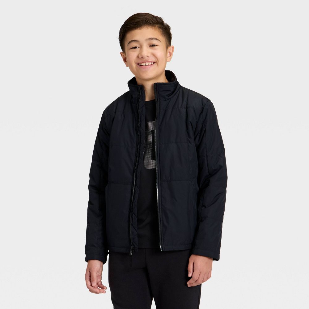 Open Box - Kids' 3-in-1 Jacket - All In Motion™ Black L