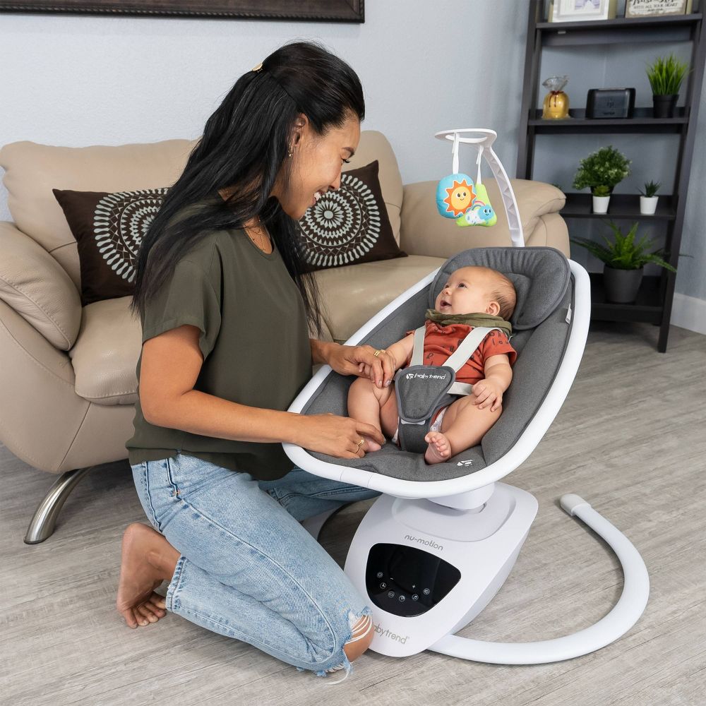 New - Baby Trend NuMotion Infinity Swing - Dash Tan