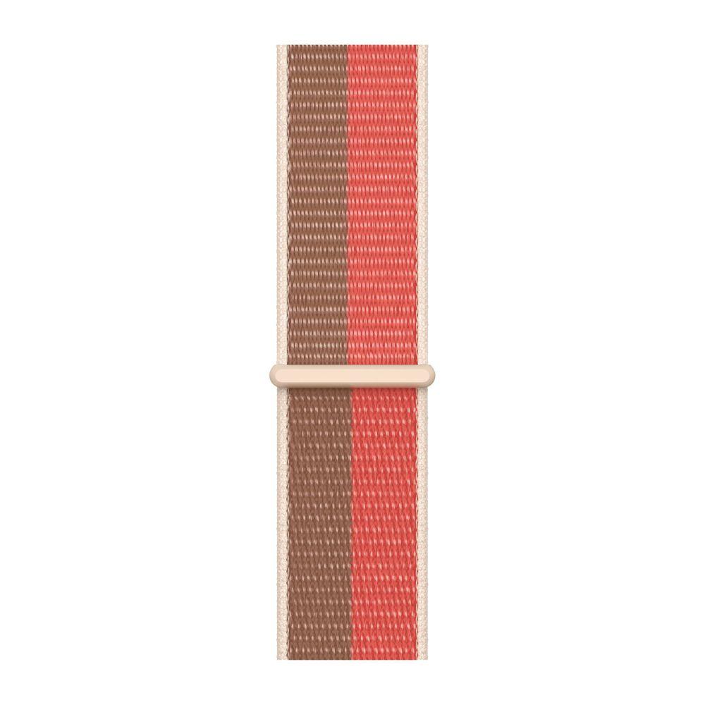 New - Apple Watch 41mm Pink Pomelo/Tan Sport Loop