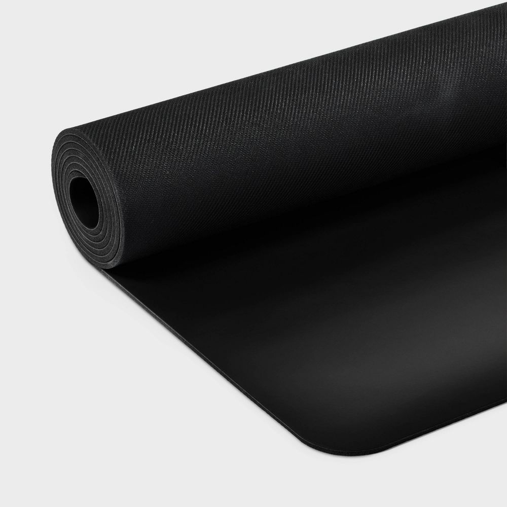 New - Yoga Mat Rubber Gray (5mm) - All In Motion™