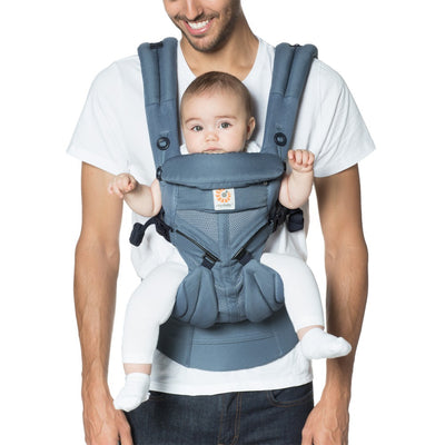 New - Canguru Ergobaby Omni 360 Omni 360 - Cool Air Mesh - Azul Slate