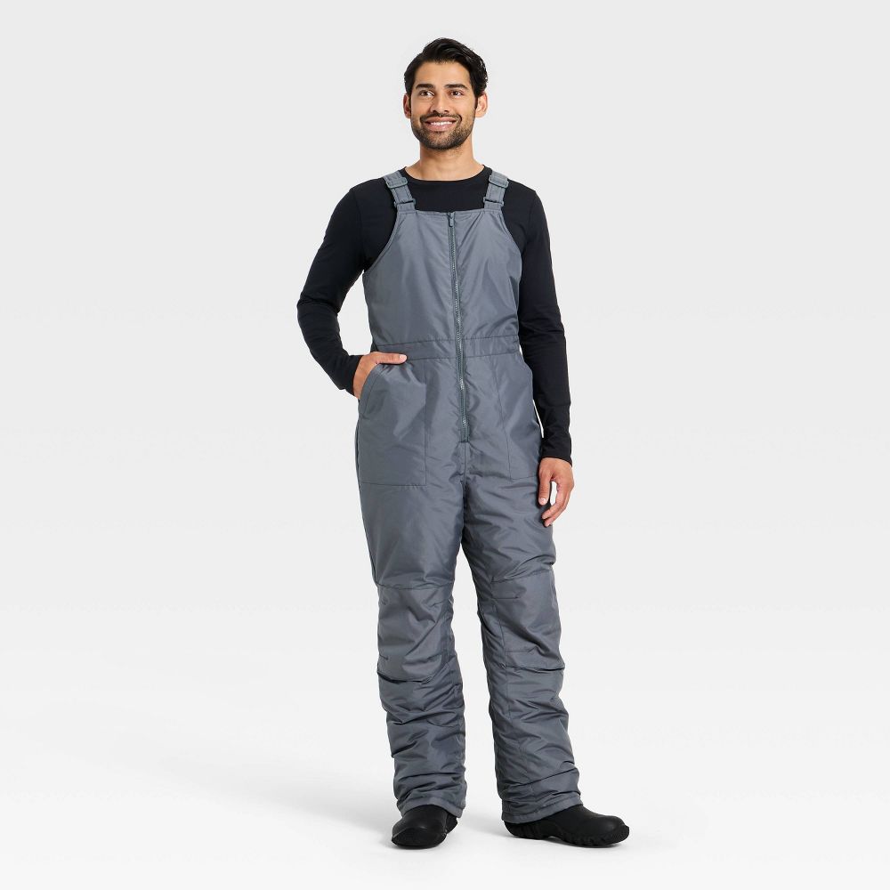 New - Men's Snow Bib Pants - All In Motion™ Gray M
