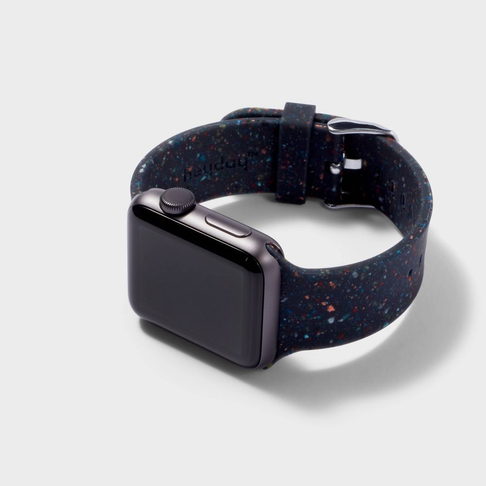 New - Apple Watch Silicone Band 42/44/45mm - heyday™ Black Speckle